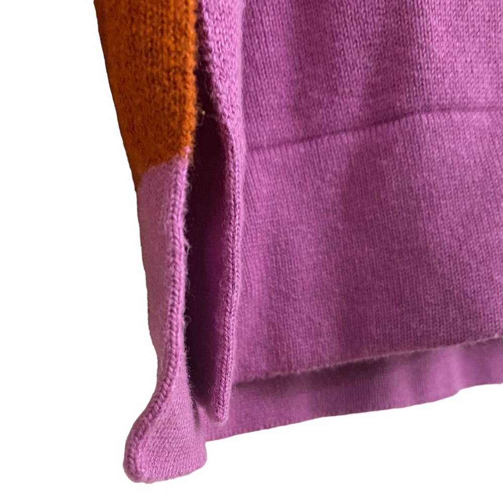 MIZRAHI Sweater Color Block 20th Anniversary Pullover XS Fun Colors - Picture 9 of 11